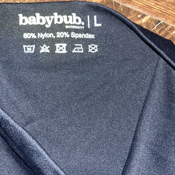 Bub's Maternity Leggings Full Length + Pockets large LIKE NEW - Picture 7 of 7